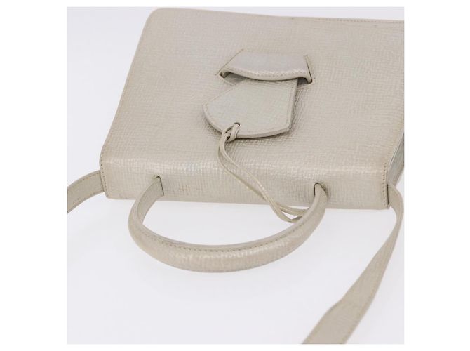 Borsa LOEWE Barcelona in pelle 2way Argento Auth ka5685V - vista 6
