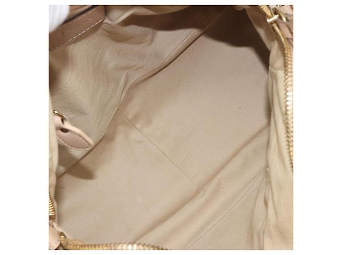 Chloé Borsa a Mano Chloe Paraty in Pelle 2 in 1 Beige Oro Auth 195425A - vista 11