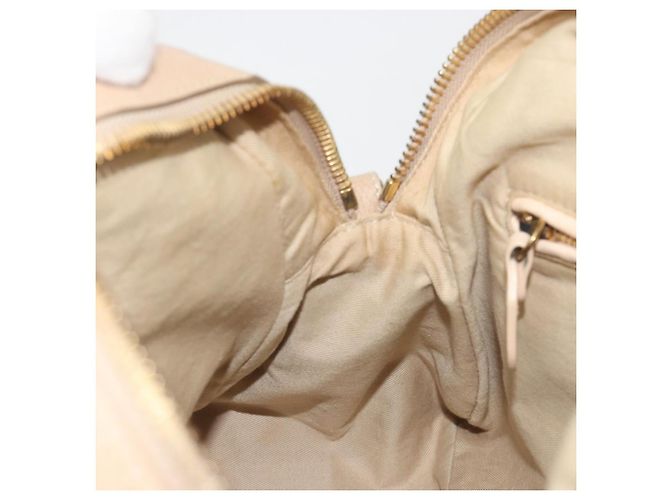 Chloé Borsa a Mano Chloe Paraty in Pelle 2 in 1 Beige Oro Auth 195425A - vista 22