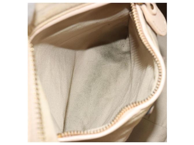 Chloé Borsa a Mano Chloe Paraty in Pelle 2 in 1 Beige Oro Auth 195425A - vista 24