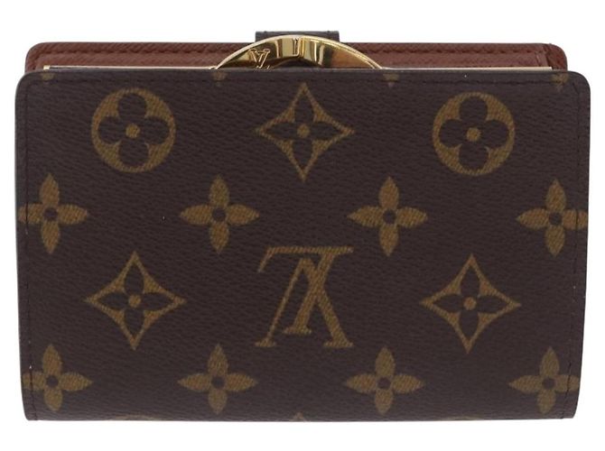 LOUIS VUITTON Monogram Porte Monnaie Billets Viennois Wallet M61663 Auth 180963A Monograma - vista 2