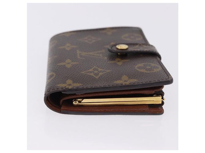 LOUIS VUITTON Monogram Porte Monnaie Billets Viennois Wallet M61663 Auth 180963A Monograma - vista 3
