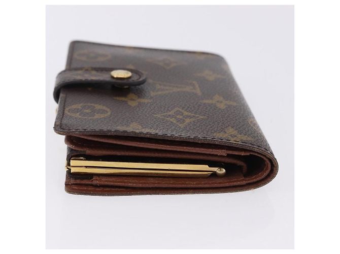 LOUIS VUITTON Monogram Porte Monnaie Billets Viennois Wallet M61663 Auth 180963A Monograma - vista 4