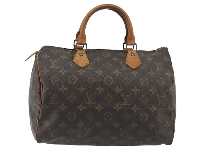 LOUIS VUITTON Borsa a Mano Monogram Speedy 30 M41526 LV Auth 193360 Monogramma - vista 13