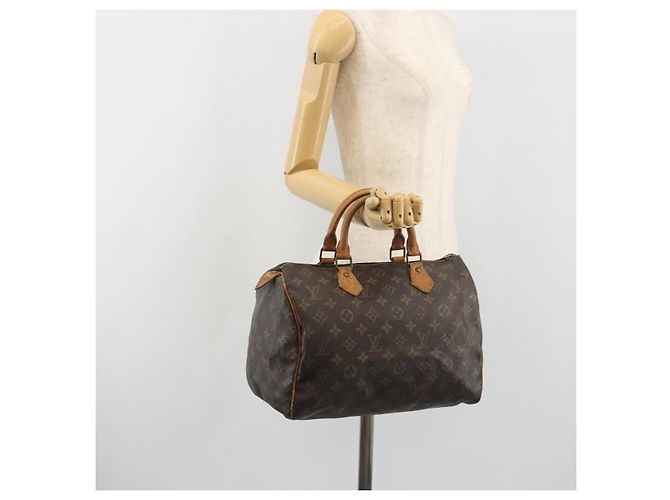 LOUIS VUITTON Borsa a Mano Monogram Speedy 30 M41526 LV Auth 193360 Monogramma - vista 21