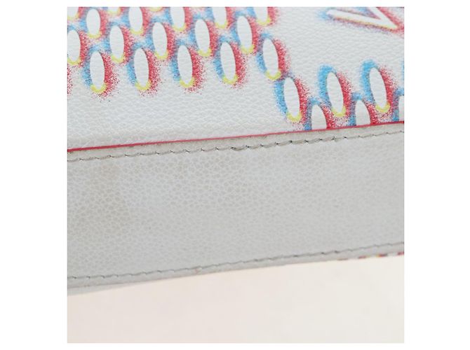 Borsa Messenger LOUIS VUITTON Damier Giant Spray Trio White M20665 Auth BA14102V Bianco - vista 18