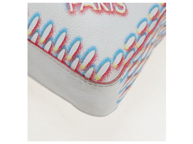 Borsa Messenger LOUIS VUITTON Damier Giant Spray Trio White M20665 Auth BA14102V Bianco - vista 20
