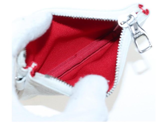 Borsa Messenger LOUIS VUITTON Damier Giant Spray Trio White M20665 Auth BA14102V Bianco - vista 29