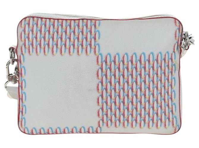 Borsa Messenger LOUIS VUITTON Damier Giant Spray Trio White M20665 Auth BA14102V Bianco - vista 5