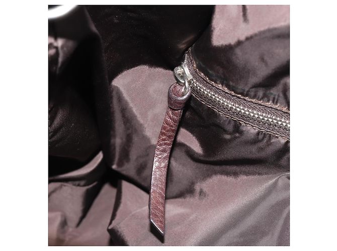 Borsa Tote Miu Miu Canvas Green Silver Auth 195073A Argento Verde - vista 21