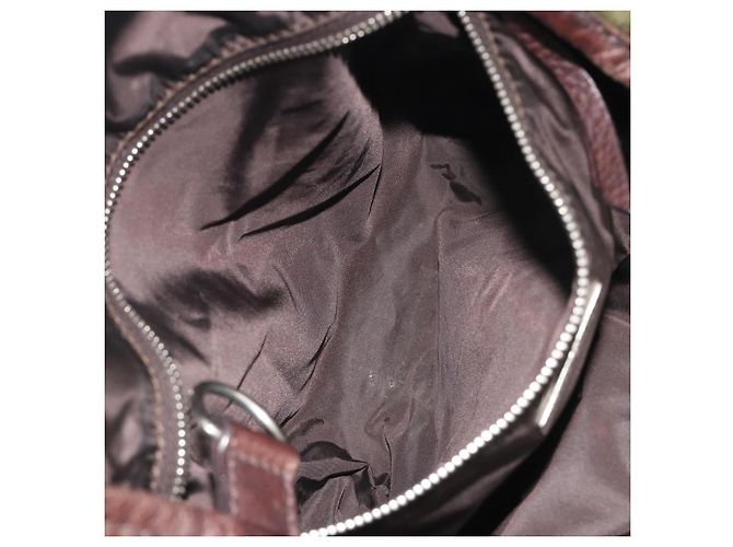 Borsa Tote Miu Miu Canvas Green Silver Auth 195073A Argento Verde - vista 22