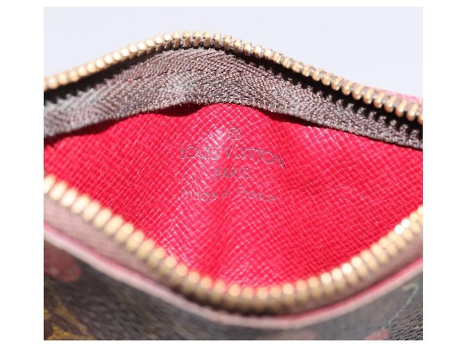 LOUIS VUITTON Monogramm Kirsche Pochette Cles Münzbörse M95042 LV Auth 183516 - Ansicht 10