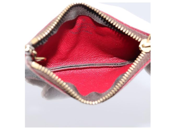 LOUIS VUITTON Monogramm Kirsche Pochette Cles Münzbörse M95042 LV Auth 183516 - Ansicht 11