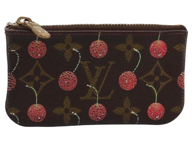 LOUIS VUITTON Monogramm Kirsche Pochette Cles Münzbörse M95042 LV Auth 183516 - Ansicht 13