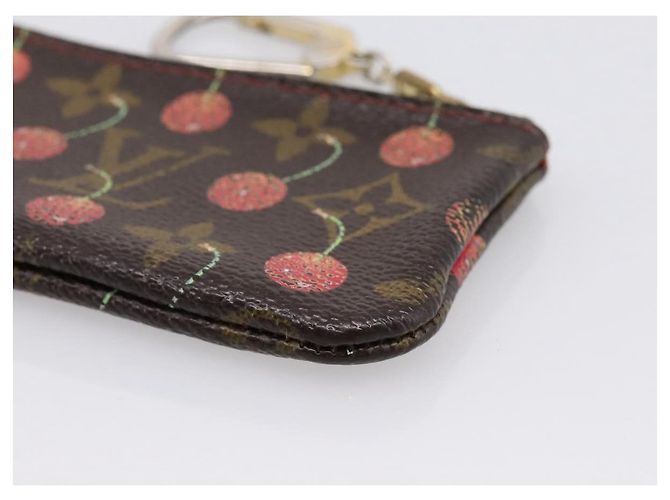 LOUIS VUITTON Monogramm Kirsche Pochette Cles Münzbörse M95042 LV Auth 183516 - Ansicht 15