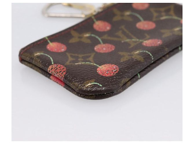 LOUIS VUITTON Monogramm Kirsche Pochette Cles Münzbörse M95042 LV Auth 183516 - Ansicht 16