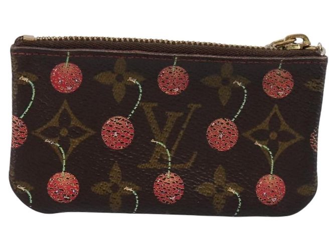 LOUIS VUITTON Monogramm Kirsche Pochette Cles Münzbörse M95042 LV Auth 183516 - Ansicht 2