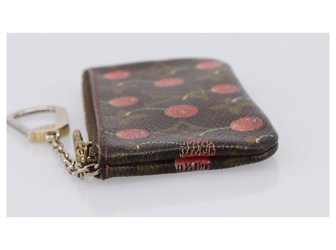 LOUIS VUITTON Monogramm Kirsche Pochette Cles Münzbörse M95042 LV Auth 183516 - Ansicht 3