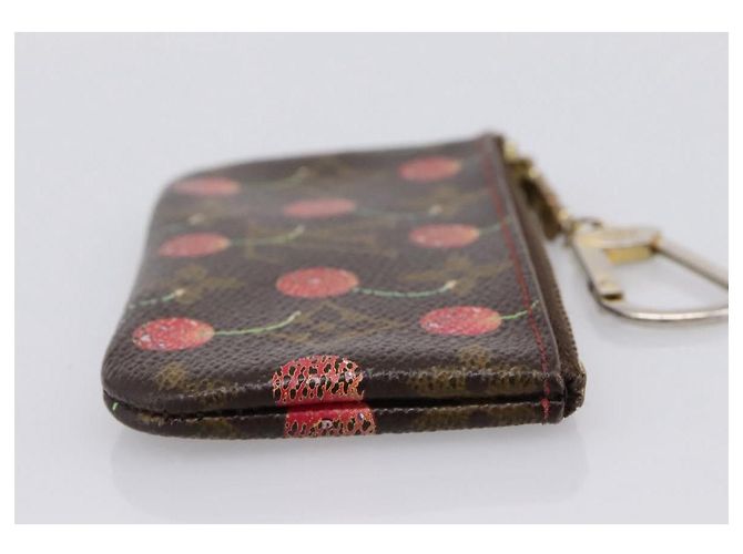 LOUIS VUITTON Monogramm Kirsche Pochette Cles Münzbörse M95042 LV Auth 183516 - Ansicht 4