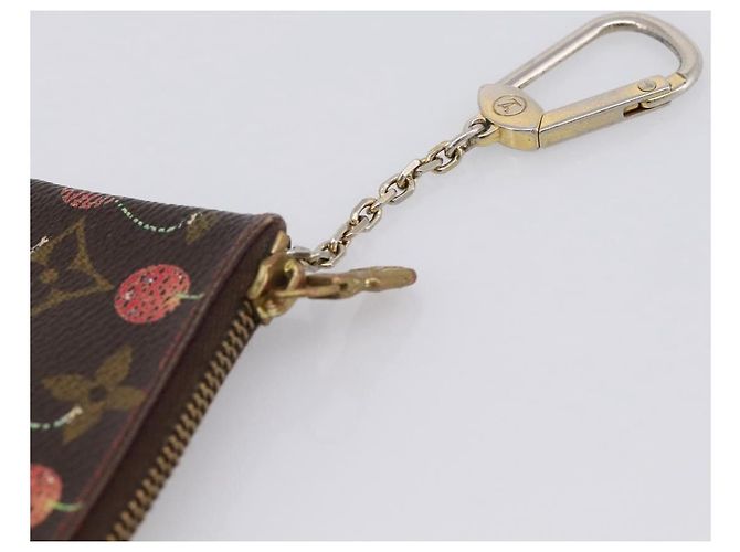 LOUIS VUITTON Monogramm Kirsche Pochette Cles Münzbörse M95042 LV Auth 183516 - Ansicht 6