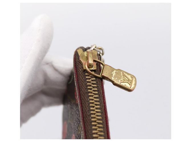 LOUIS VUITTON Monogramm Kirsche Pochette Cles Münzbörse M95042 LV Auth 183516 - Ansicht 9