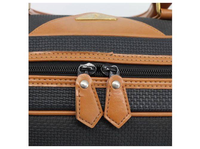 Borsa Boston SAINT LAURENT PVC Nero Oro Auth bs36716 D'oro - vista 10