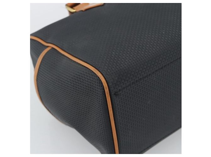 Borsa Boston SAINT LAURENT PVC Nero Oro Auth bs36716 D'oro - vista 15