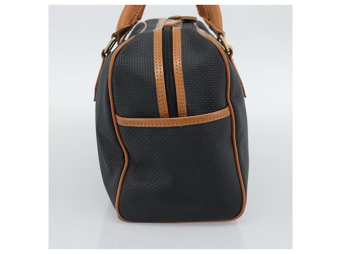 Borsa Boston SAINT LAURENT PVC Nero Oro Auth bs36716 D'oro - vista 3