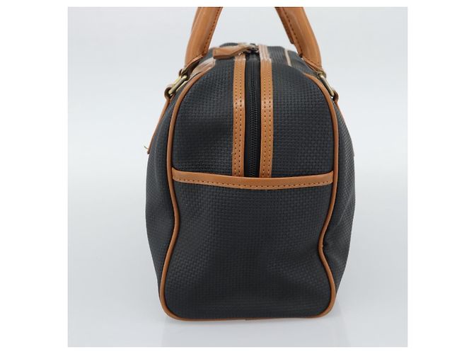 Borsa Boston SAINT LAURENT PVC Nero Oro Auth bs36716 D'oro - vista 4
