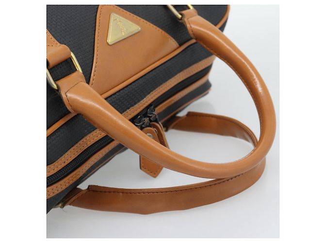 Borsa Boston SAINT LAURENT PVC Nero Oro Auth bs36716 D'oro - vista 7