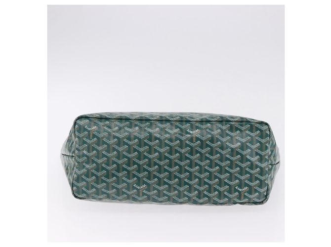 Borsa tote Saint Louis PM in PVC Herringbone GOYARD verde Auth BA14601SM - vista 5