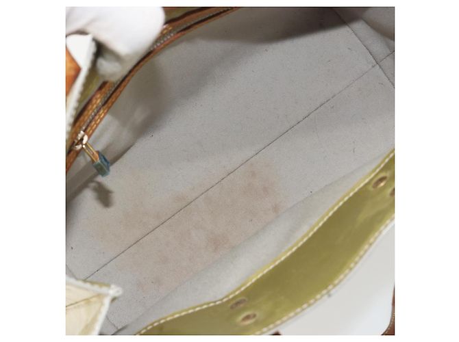 LOUIS VUITTON Monogram Vernis Reade PM Hand Bag Gris M91145 LV Auth 196185 Grigio - vista 11