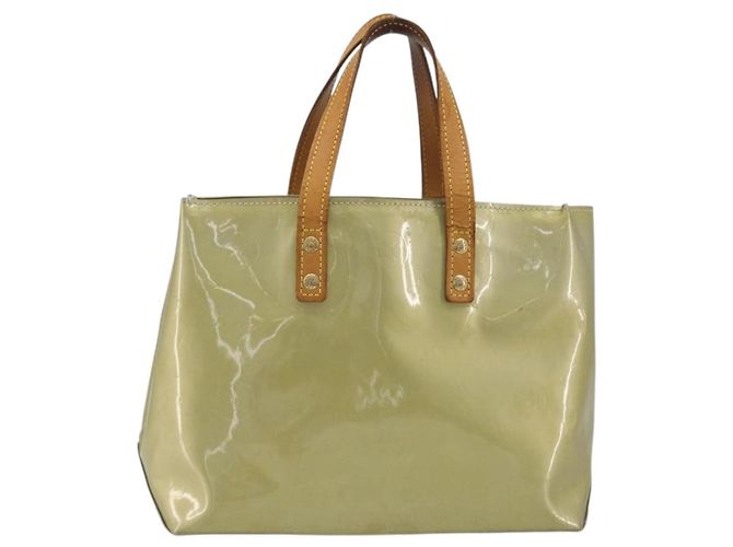 LOUIS VUITTON Monogram Vernis Reade PM Hand Bag Gris M91145 LV Auth 196185 Grigio - vista 13