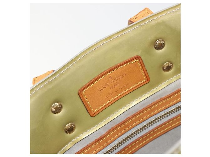 LOUIS VUITTON Monogram Vernis Reade PM Hand Bag Gris M91145 LV Auth 196185 Grigio - vista 19