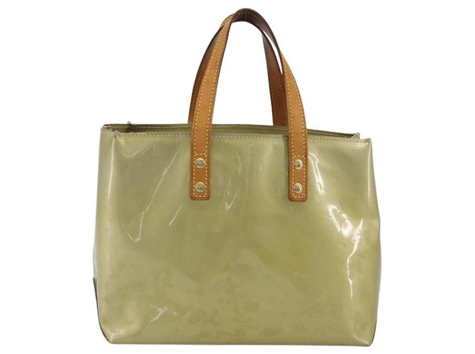 LOUIS VUITTON Monogram Vernis Reade PM Hand Bag Gris M91145 LV Auth 196185 Grigio - vista 2