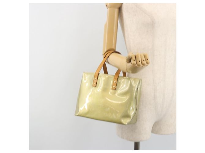 LOUIS VUITTON Monogram Vernis Reade PM Hand Bag Gris M91145 LV Auth 196185 Grigio - vista 24