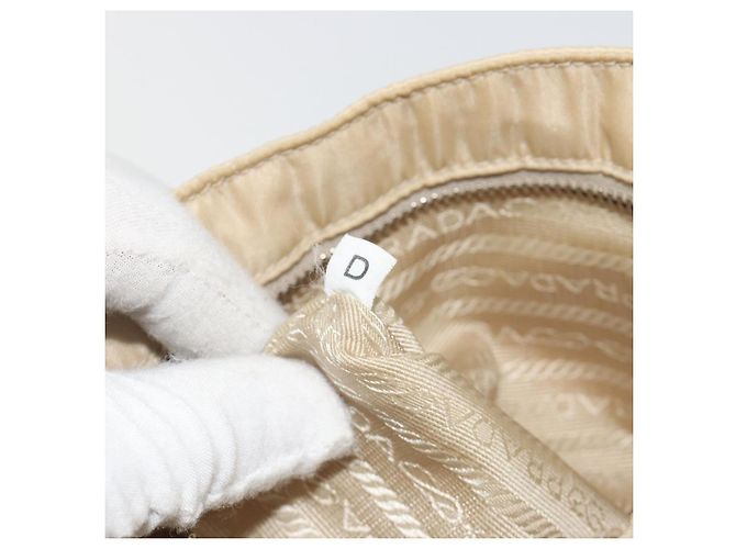 Borsa a Spalla PRADA Nylon Beige Argento Autentica 194981A - vista 11