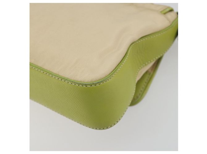 Borsa a Spalla PRADA Nylon Beige Argento Autentica 194981A - vista 16