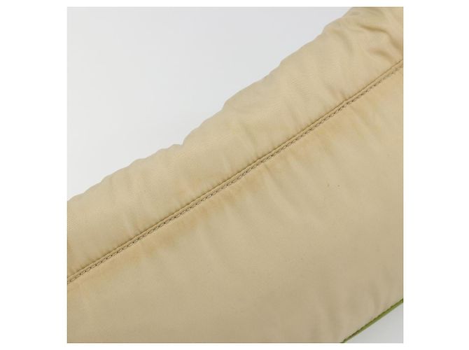 Borsa a Spalla PRADA Nylon Beige Argento Autentica 194981A - vista 9