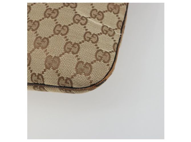 Borsa a tracolla GUCCI GG Canvas Web Sherry Line Beige Silver Auth 191971A Argento - vista 14