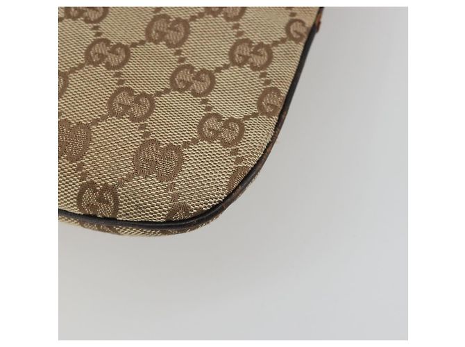 Borsa a tracolla GUCCI GG Canvas Web Sherry Line Beige Silver Auth 191971A Argento - vista 16