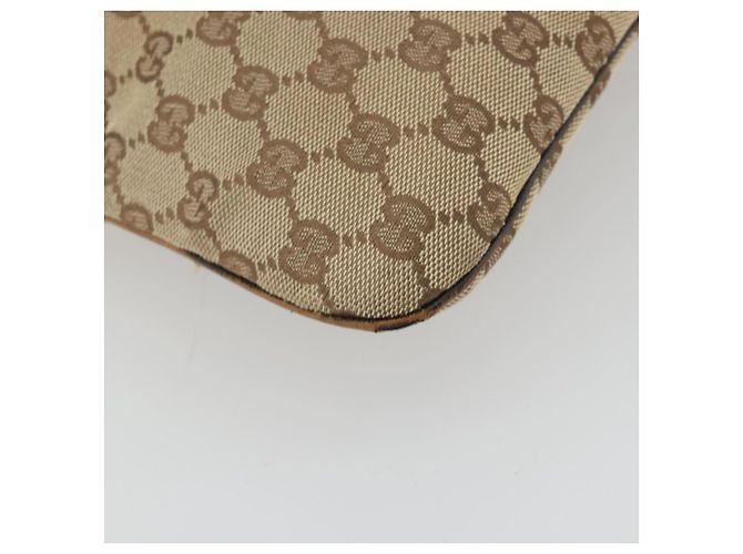 Borsa a tracolla GUCCI GG Canvas Web Sherry Line Beige Silver Auth 191971A Argento - vista 17