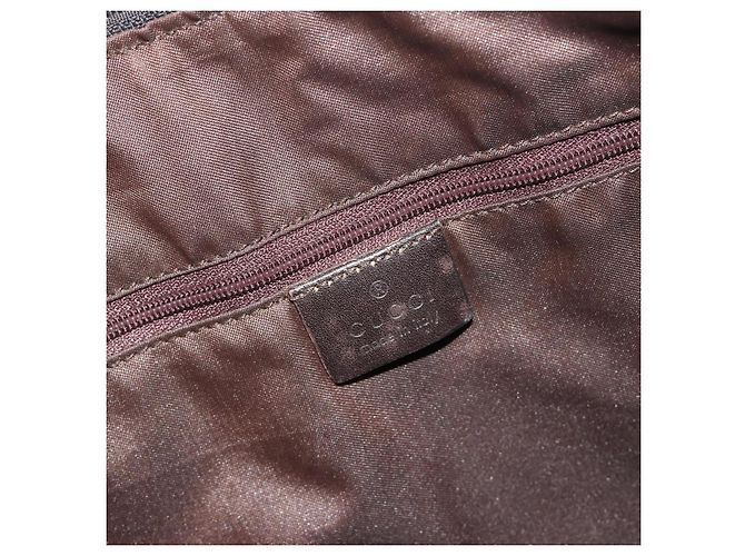Borsa a tracolla GUCCI GG Canvas Web Sherry Line Beige Silver Auth 191971A Argento - vista 18