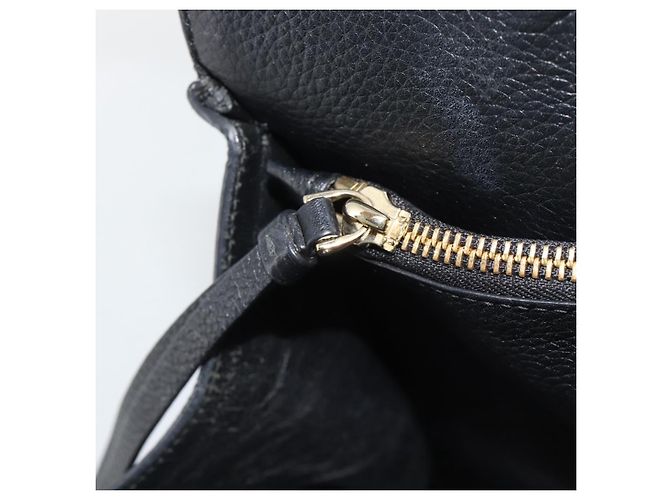 Borsa Salvatore Ferragamo Gancini Studio in pelle 2way Nero Oro Auth 195088 D'oro - vista 22