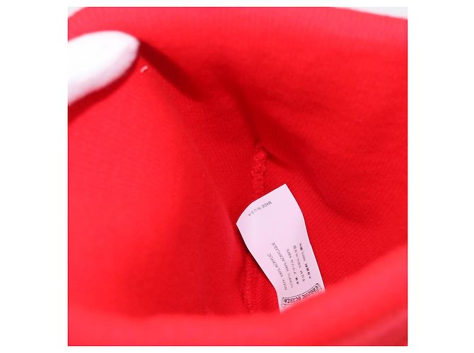 Chrome Hearts Gestrickte Wollkappe Rot Auth 196785M - Ansicht 10