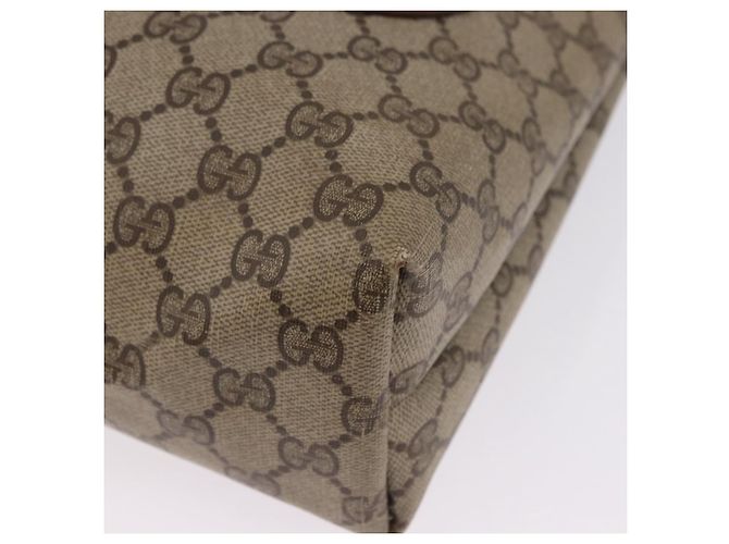 Borsa Tote GUCCI GG Supreme Web Sherry Line PVC Beige 39 02 003 Auth 195656 - vista 15