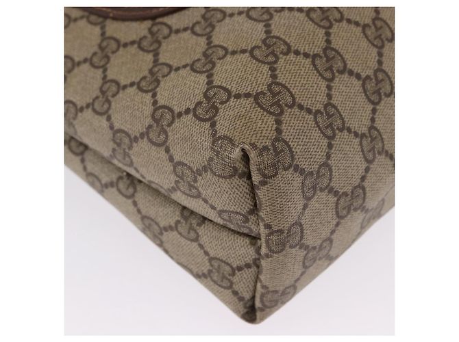 Borsa Tote GUCCI GG Supreme Web Sherry Line PVC Beige 39 02 003 Auth 195656 - vista 9