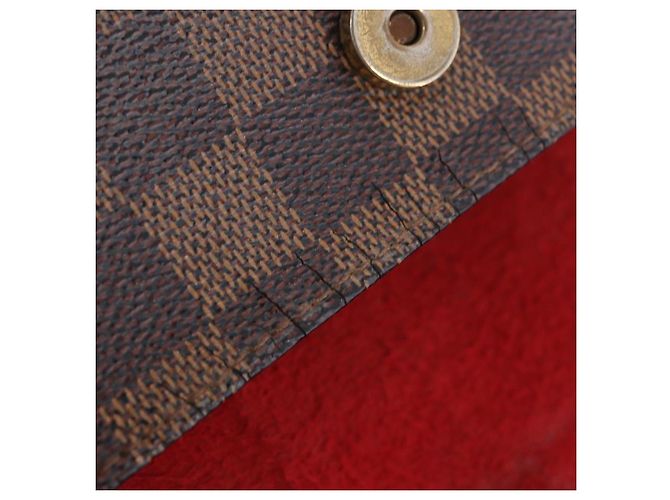 LOUIS VUITTON Damier Ebene Pochette Florentine Borsa a Vita N51856 LV Auth 196194 - vista 11