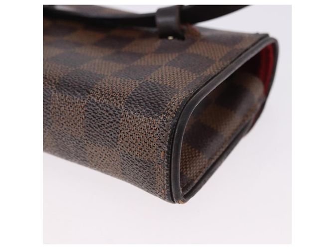 LOUIS VUITTON Damier Ebene Pochette Florentine Borsa a Vita N51856 LV Auth 196194 - vista 18