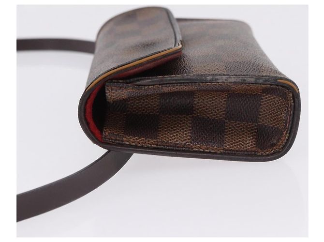 LOUIS VUITTON Damier Ebene Pochette Florentine Borsa a Vita N51856 LV Auth 196194 - vista 4